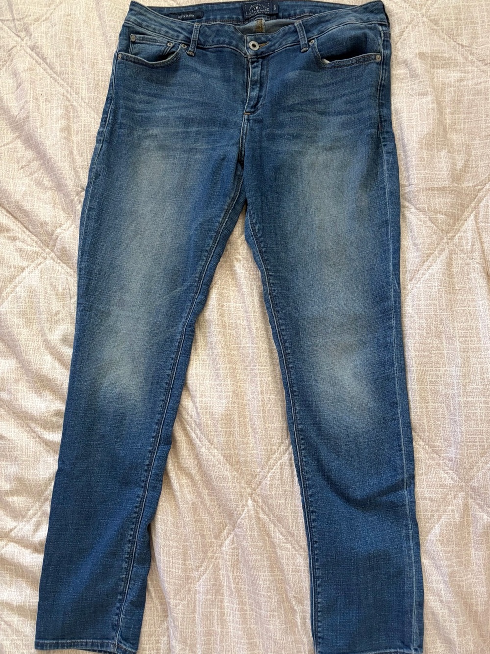 Lucky Brand Women's Faded Blue Skinny Jeans